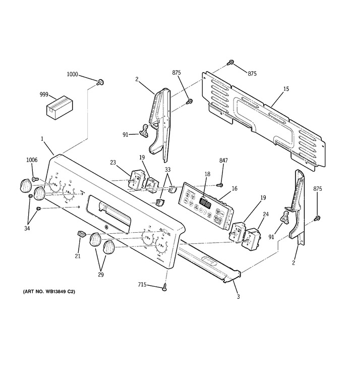 Diagram for JB640MR2BS