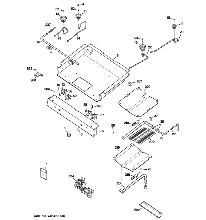 Diagram for JGB295DER1BB