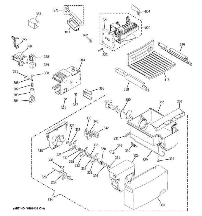 Diagram for ESH25JFXJWW