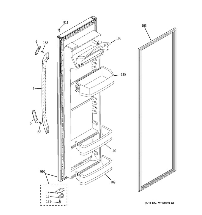 Diagram for GSS25GFXNWW