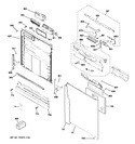 Diagram for 1 - Escutcheon & Door Assembly