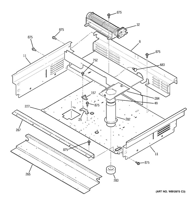 Diagram for PGS968TEP1WW