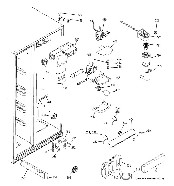 Diagram for GWU23LGYAFSS