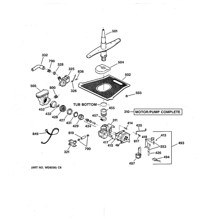 Diagram for GSD5730F00WW