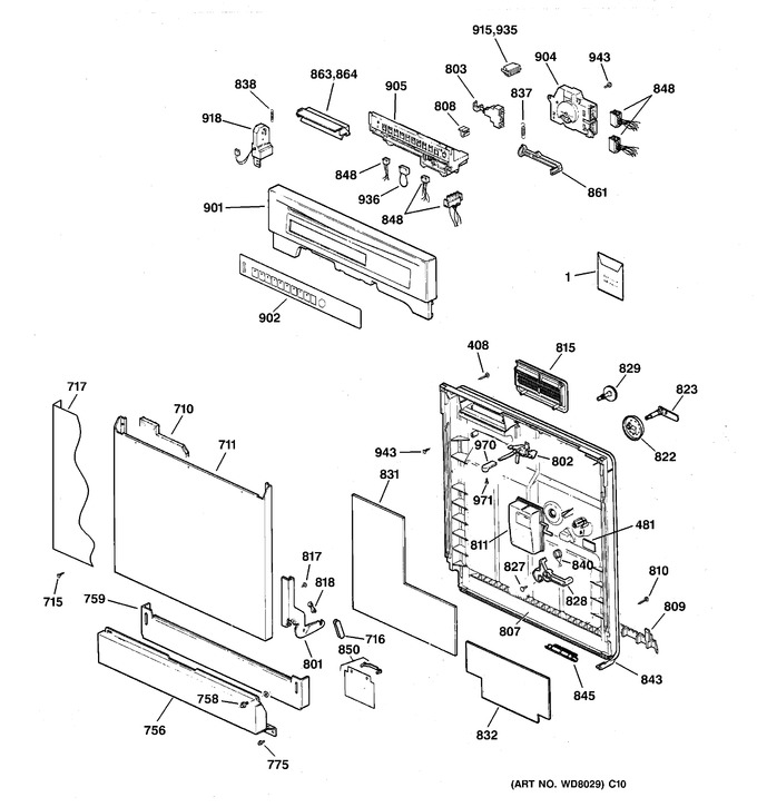 Diagram for GSD5930D01WW