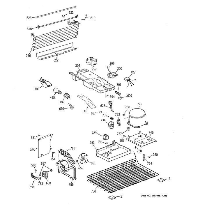 Diagram for GTE16BBZBRWW