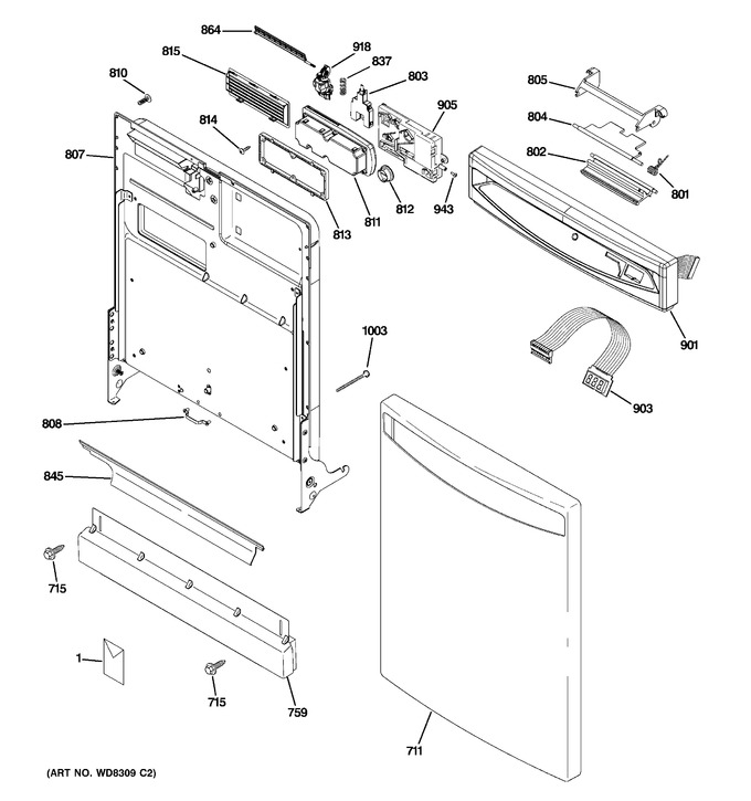 Diagram for PDW7800R10WW