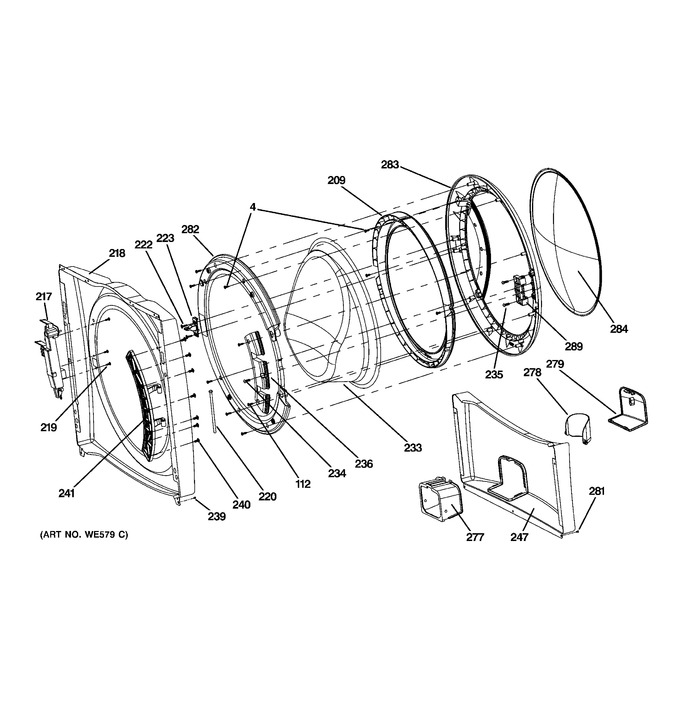 Diagram for GFWS3605L0BB