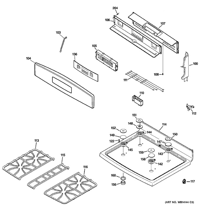 Diagram for JGB428SER2SS