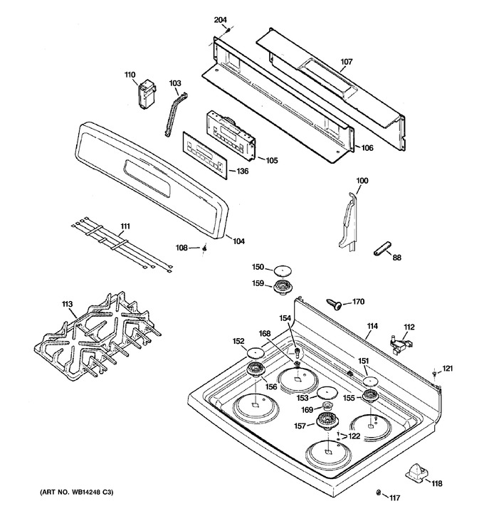 Diagram for JGB281DER2CC