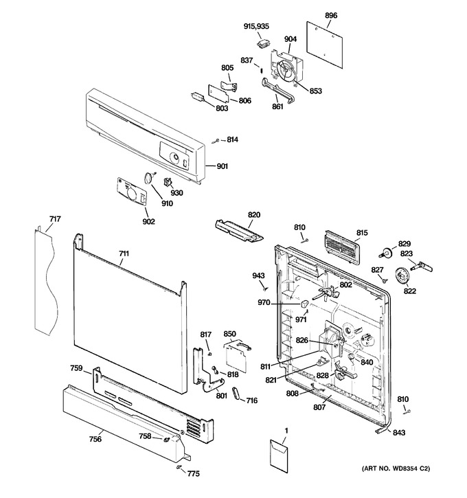 Diagram for GSD2100R15WW