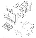 Diagram for 4 - Door & Drawer Parts