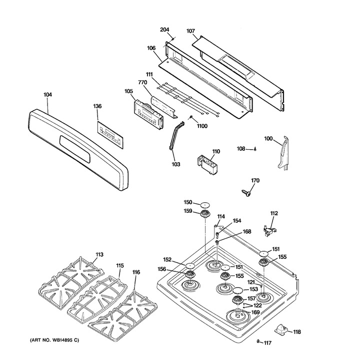 Diagram for JGB400DEP4BB