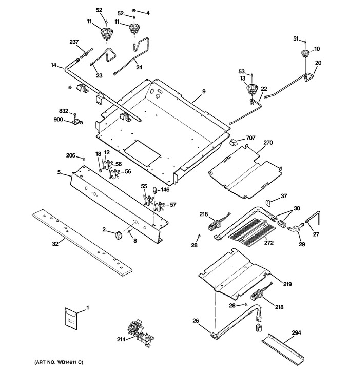 Diagram for RGB790DER1WW