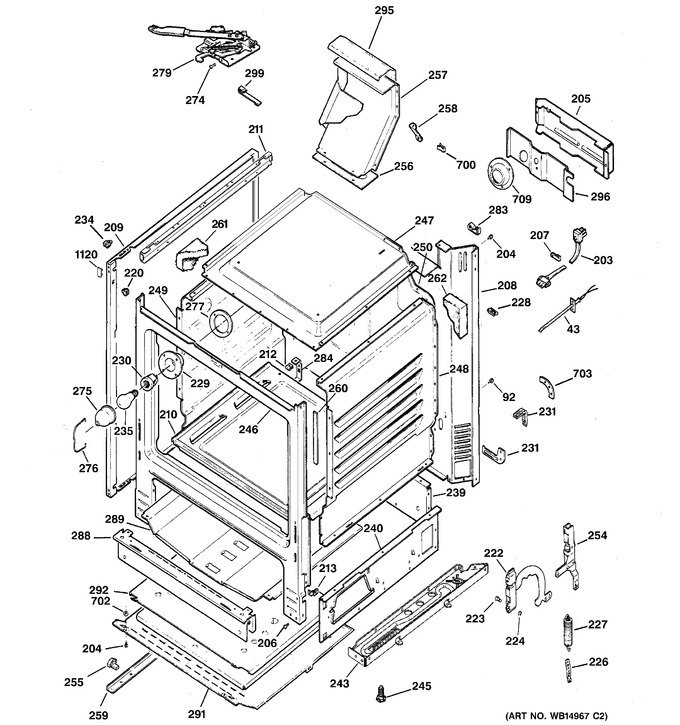 Diagram for JGB281DER3BB