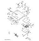 Diagram for 1 - Gas & Burner Parts