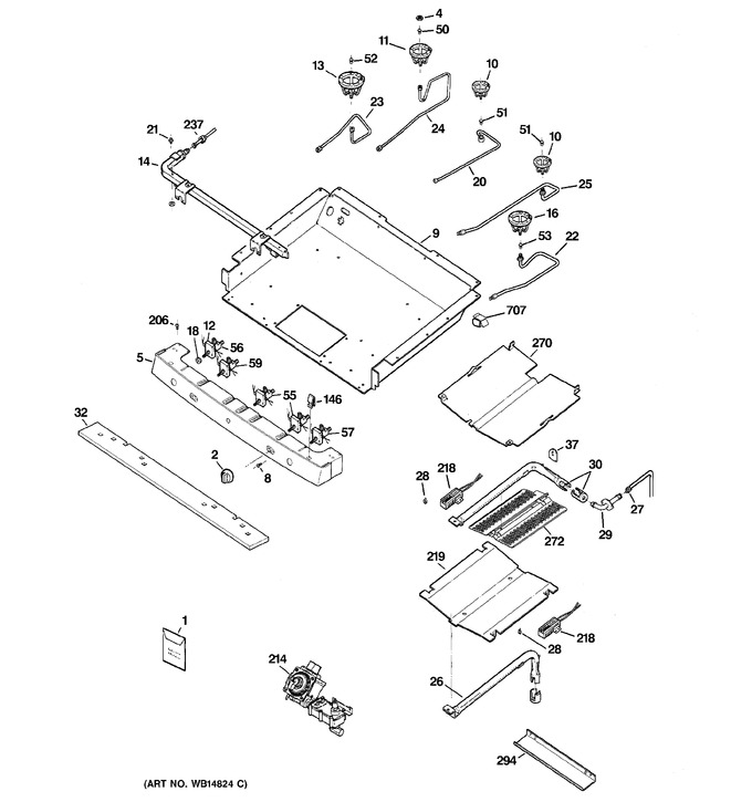 Diagram for JGB400SEP1SS