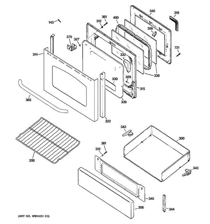 Diagram for JGB400SEP1SS