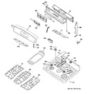 Diagram for 2 - Control Panel & Cooktop