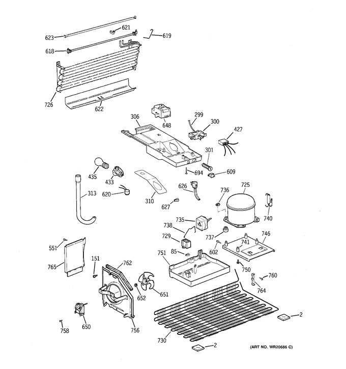 Diagram for GTS18RBSFRWW