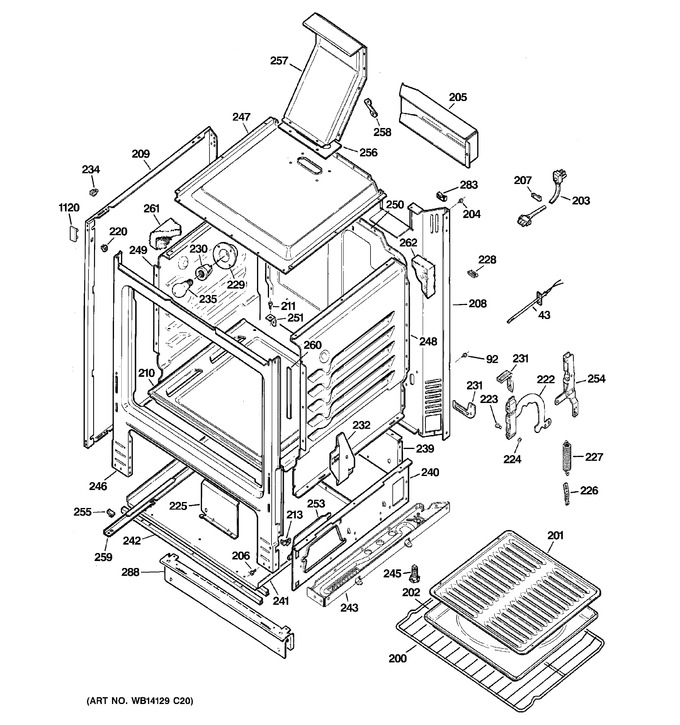 Diagram for JGBS23DEM6BB