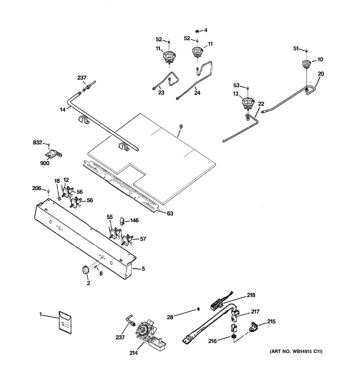 Diagram for JGBS24LEM6WW