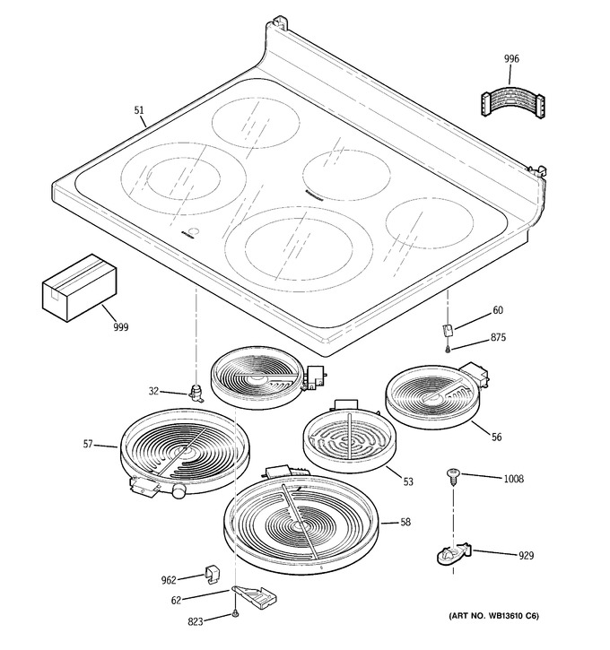 Diagram for JB655ST1SS