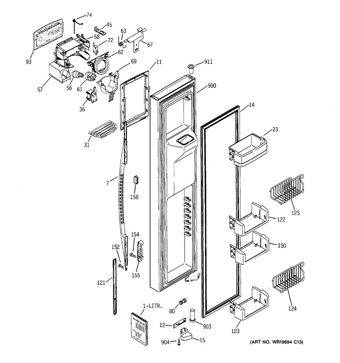 Diagram for PCE23NHTCFWW