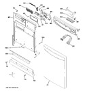 Diagram for 1 - Escutcheon & Door Assembly