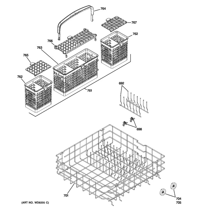 Diagram for PDW7800R30WW