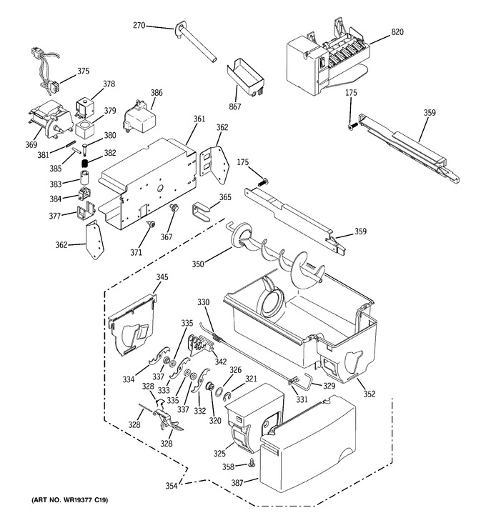 Diagram for GSC23KGTAWW