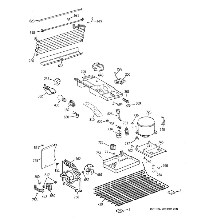 Diagram for GTE17HBZBRWW