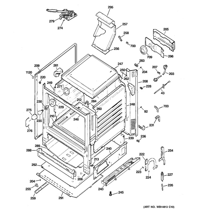 Diagram for JGB300DEP4BB