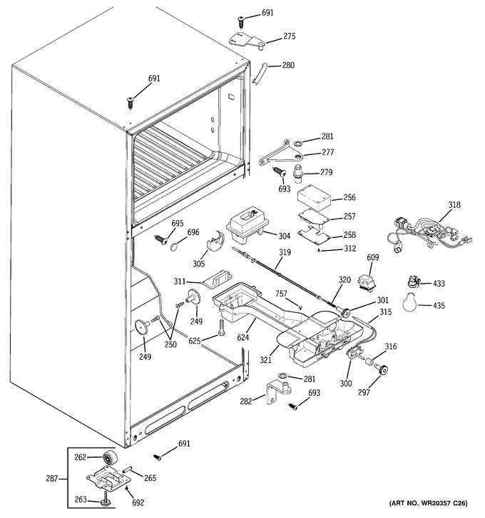 Diagram for DTH18ZBXDRWW