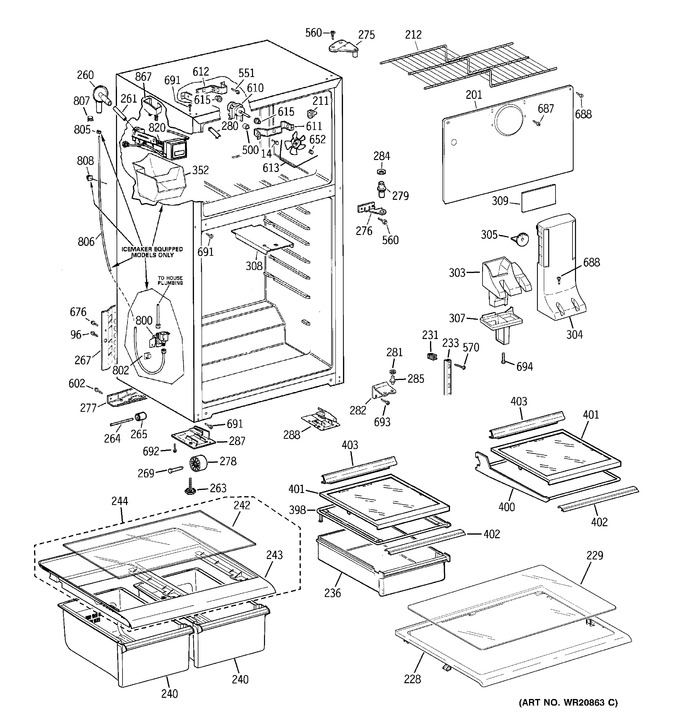 Diagram for GTH18HBC2LWW