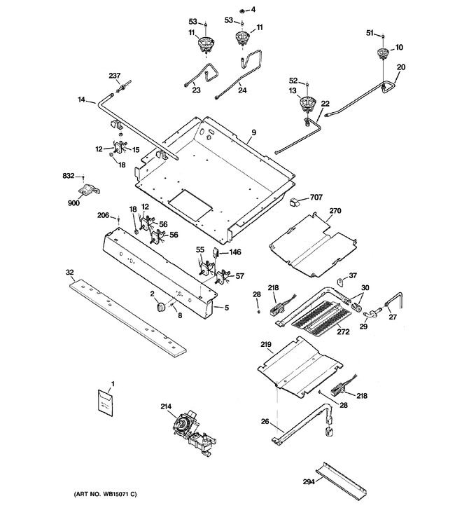 Diagram for JGB250GET1SA