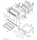 Diagram for 4 - Door & Drawer Parts