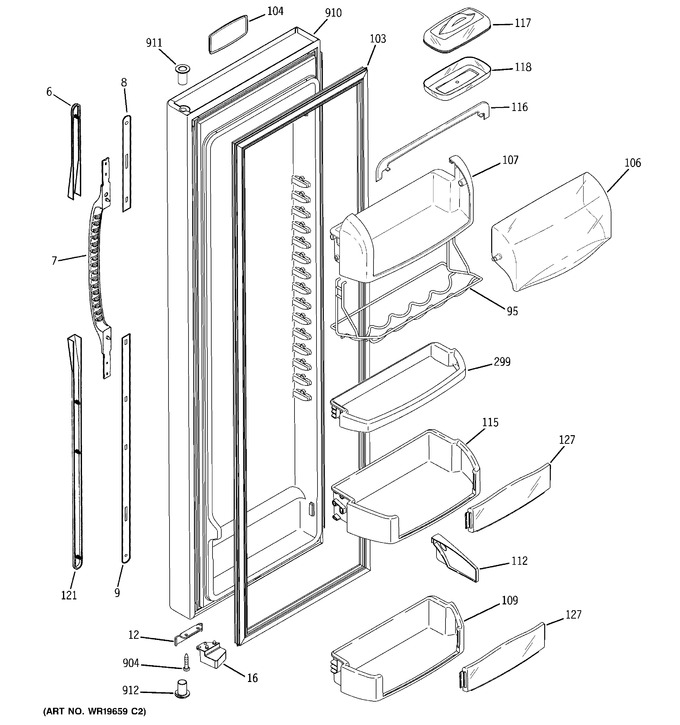 Diagram for PSE27NGWHFWW