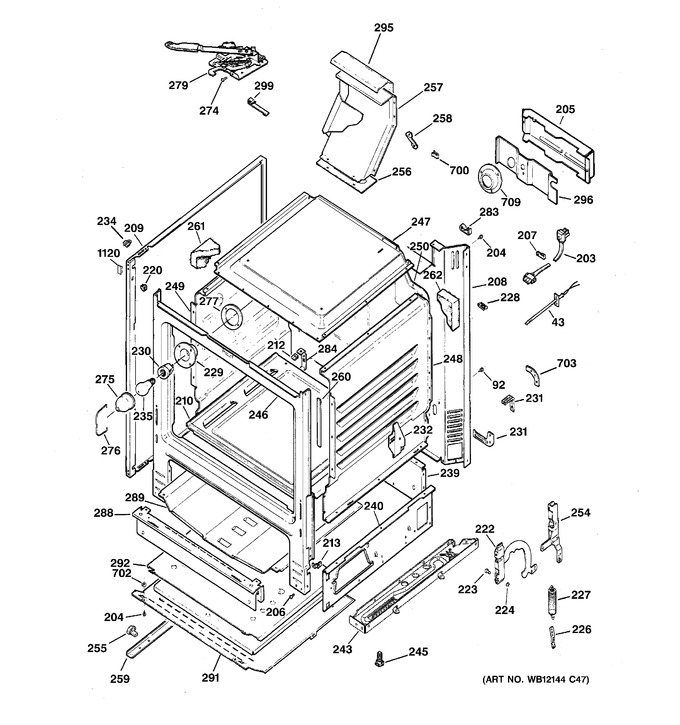 Diagram for JGBP25DEMABB