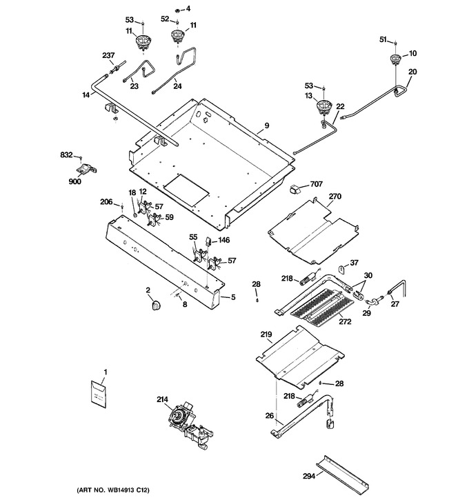 Diagram for JGBP28DEM9BB