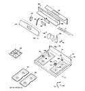 Diagram for 2 - Control Panel & Cooktop