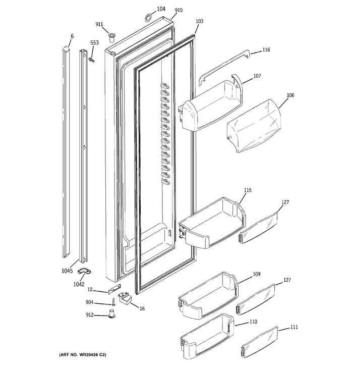 Diagram for GCE23LGYCFLV