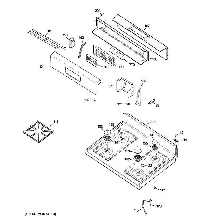 Diagram for RGB745DEP5CT