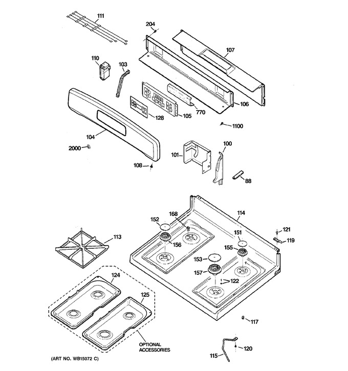 Diagram for JGB250DET1CC