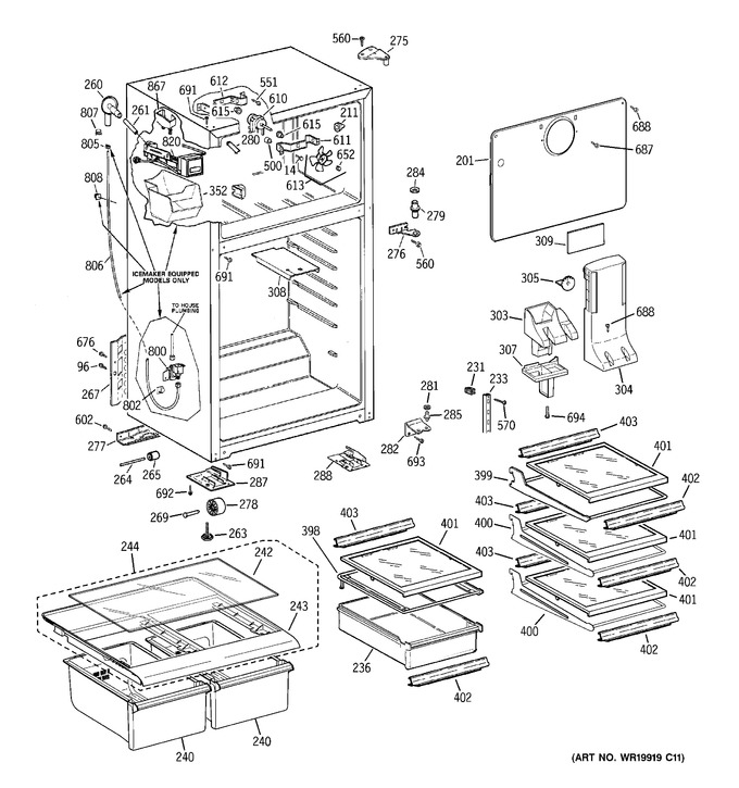 Diagram for GTH18XCB4RBB