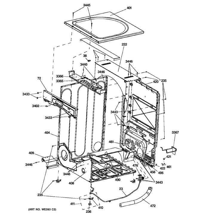 Diagram for GFDS355GL0BB