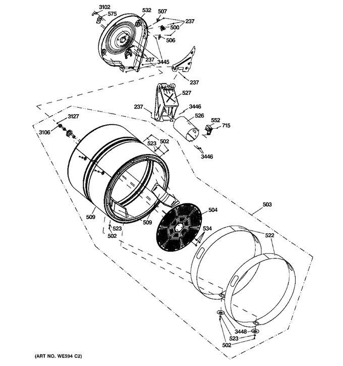 Diagram for GFDS355GL0MG