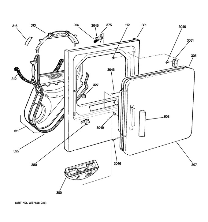 Diagram for GTDL310EM0WS