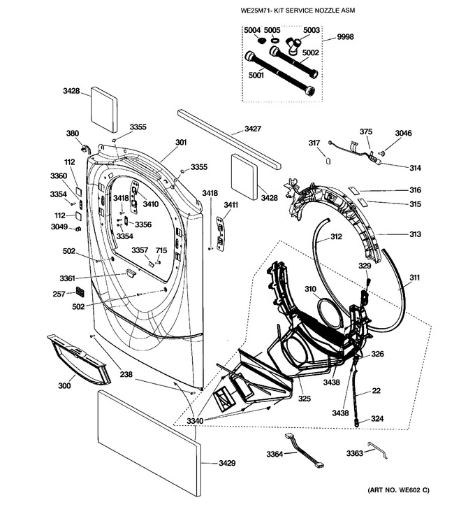 Diagram for PFDS451EL1WW