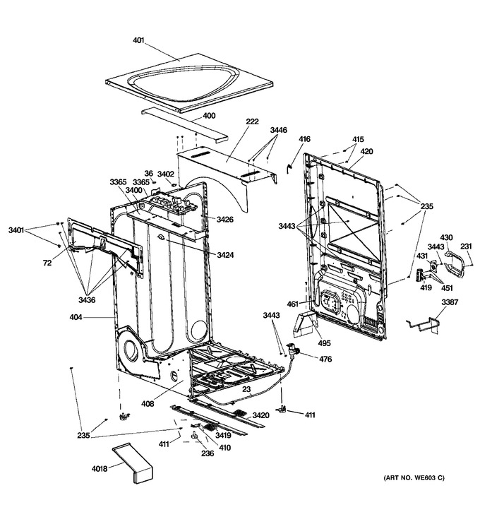 Diagram for PFDS451EL1WW